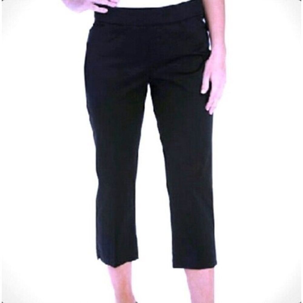 Ladies Black LEE Kennedy Capri sz 10p
